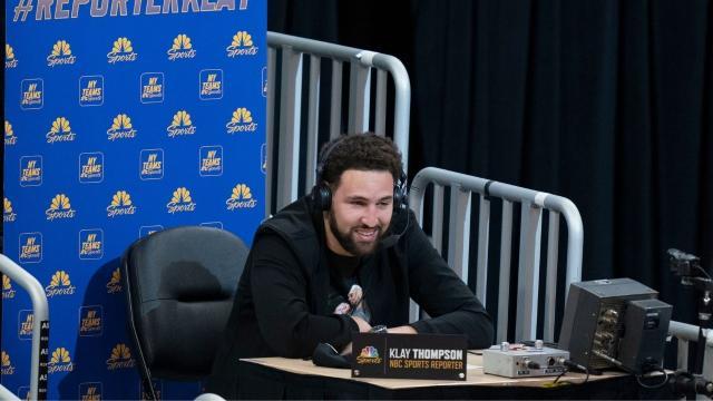 星空体育-克雷化身解说员点评勇士 赛后机智发问为难库里